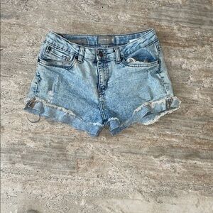 Denim Blue Kids Shorts